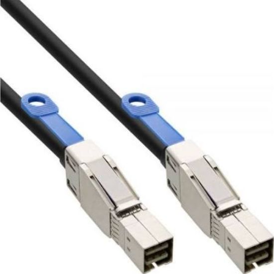 Picture of 56R7M Dell 2M External SAS Cable, 12GB/S, HD Mini SAS, SFF-8644 Both End. Refurbished.