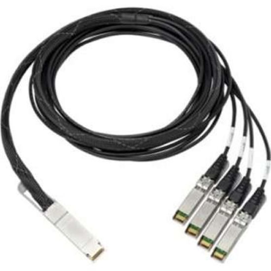 Picture of 721068-B21 HP SPS-Cbl Assy 40G QSFP+To 4X10GSFP+DAC 5M. New Bulk Pack.