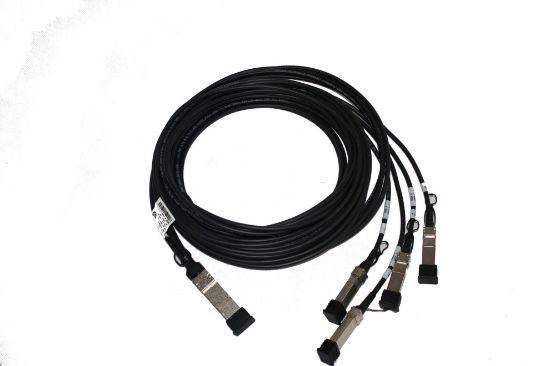Picture of 746971-001 HP SPS-Cbl Assy 40G QSFP+To 4X10GSFP+DAC 5M. New Bulk Pack.