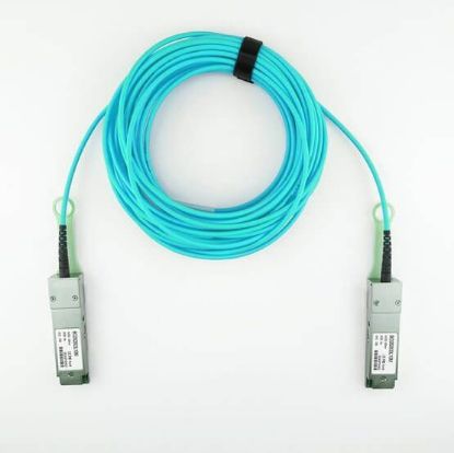 Picture of 845412-B21 HP 100GB QSFP28 TO QSFP28 10M Active Optical Cable. New Bulk Pack.