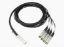Picture of 845416-B21 HP 100GB QSFP28 to 4X25GB SFP28 3m Direct Attach Copper Cable QSFP28/SFP28 for Network Device, Switch 12.50 GB/s 9.84 ft 1 x QSFP28 Network 4 x SFP28 Network. Refurbished.