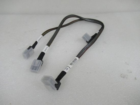 Picture of 873534-001 HPE 8SFF Dual Mini Sas Cable For Proliant DL160 GEN10. New Bulk Pack.