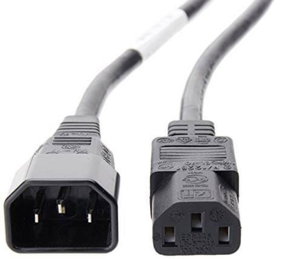 Picture of AF573A HP 2m 10A C13-C14 Jumper Power Cord. Refurbished.
