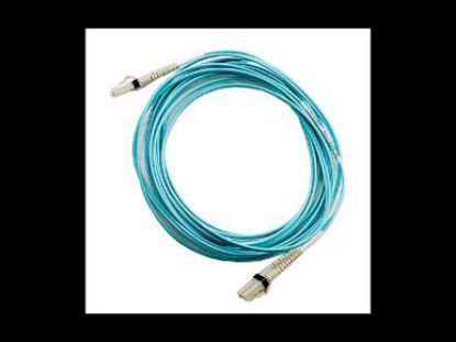 Picture of AJ834A HP 1M LC-LC Multi-mode OM3 Fiber Channel Cable. New Bulk Pack.
