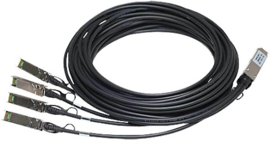 Picture of JG330A HP 3M X240 QSFP 4X10G SFP Direct Attach Network Splitter Cable. Refurbished.