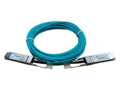 Picture of JL287A HPE X2A0 40G Qsfp+ 7M Optical Cable. New Bulk Pack.
