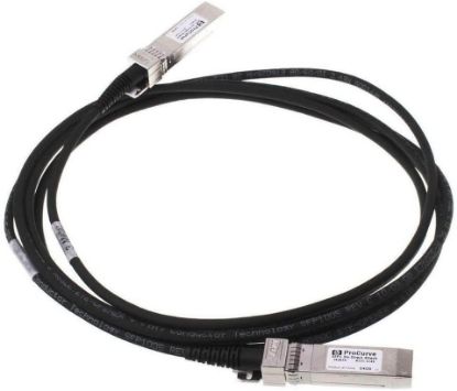 Picture of JL294A HP X240 25G SFP28 to SFP28 1m Direct Attach Copper Cable SFP28 for Network Device, Switch 3.13 GB/s 3.28 ft 1 x SFP28 Male Network 1 x SFP28 Male Network. Refurbished.
