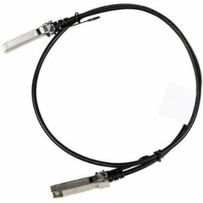 Picture of JL489A HP Aruba 25G SFP28 to SFP28 5m Direct Attach Copper Cable SFP28 for Network Device 3.13 GB/s 16.40 ft 1 x SFP28 Network 1 x SFP28 Network Black. Refurbished