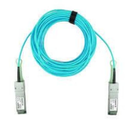Picture of NC8VD Dell Qsfp28 To Qsfp28 100GBE Active Optical Cable. New Bulk Pack.