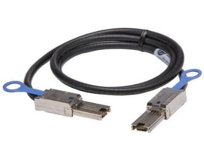 Picture of NRDMN Dell External SFF-8088 To Sff-8088 Mini SAS To Mini SAS Stacking Cable 1M. Refurbished.
