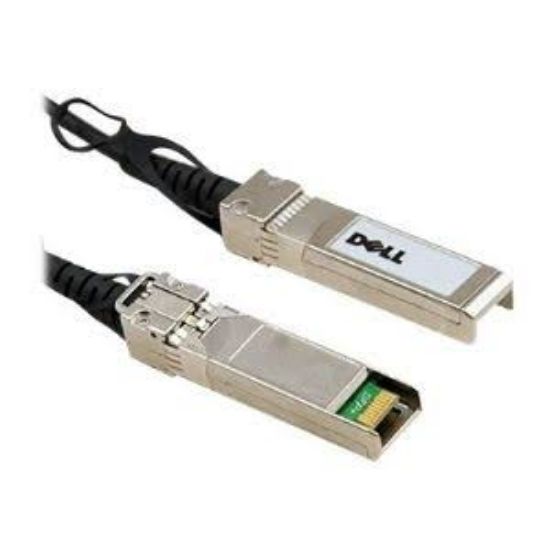 Picture of NVP13 Dell 40GBE Qsfp+ To 4X 10GBE SFP+ 3M Passive Copper Breakout Cable. Refurbished.