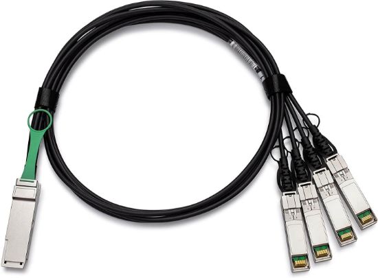 Picture of QSFP-4SFP10G-CU3M= Cisco Direct-Attach Breakout QSFP+ Network Cable | Refurbished