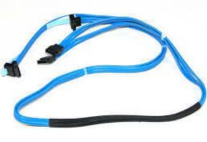 Picture of WK693 Dell 25 Inch Blue Sata Cable Assembly For Optiplex 960. New Bulk Pack.