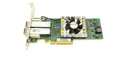 Picture of 1RVGG Dell QLogic QLE2662 SANBLADE 16GBPS PCI-E Dual Port Fiber Channel HBA | New Bulk Pack