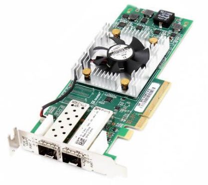 Picture of 406-BBIO Dell 16GBPS Dual Port PCI-E 3.0 Fiber Channel HBA with SFP And Both Brackets | New Bulk Pack