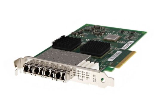 Picture of 45GPC Dell Sanblade 8GBPS Quad Port PCI-E 2.0 X8 Fibre Channel HBA with Both Brackets | New Bulk Pack