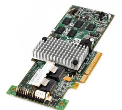 Picture of 68Y7332 IBM Serveraid M5015 PCI-Express 2.0 X8 SAS SATA Raid Controller With Battery. New Bulk Pack.
