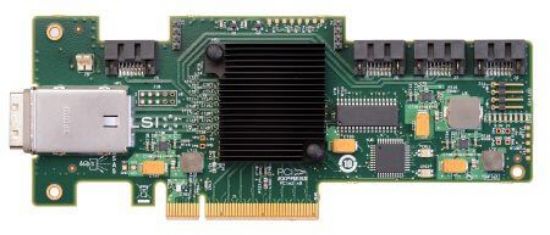Picture of 68Y7354 Lenovo 6GB 4-Port PCI-E 2.0 X8 SAS Host Bus Adapter For IBM System X. New Bulk Pack.