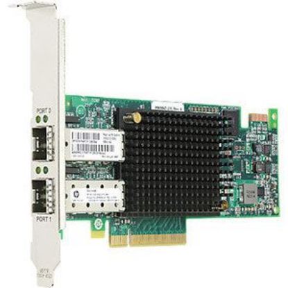 Picture of 697890-001 HP Storageworks 82E 8GB Dual-Port PCI-E X8 Fibre Channel Host Bus Adapter With Standard Bracket. New Bulk Pack.