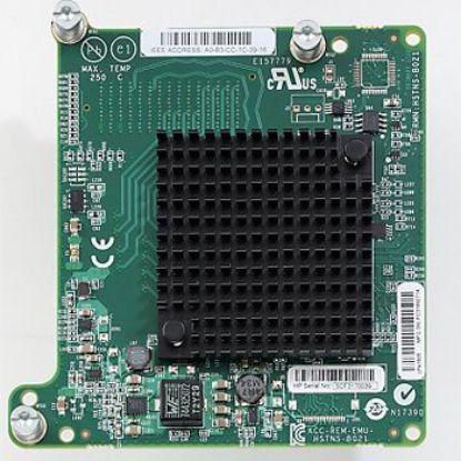 Picture of 718201-001 HPE Lpe1605 16GB Dual Port PCI-E Fibre Channel Mezzanine Host Bus Adapter. New Bulk Pack.