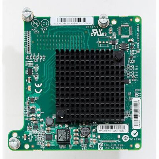 Picture of 718577-001 HPE Lpe1605 16GB Dual Port PCI-E Fibre Channel Mezzanine Host Bus Adapter. New Bulk Pack.