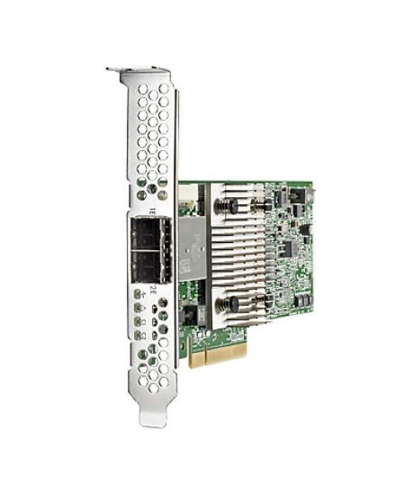 Picture of 726911-B21 HPE H241 12GB Dual Port SAS PCI-E EXT Smart Host Bus Adapter. New Bulk Pack.