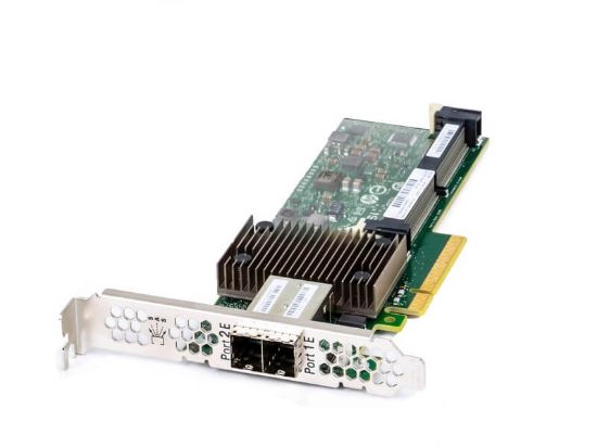 Picture of 728099-001 HPE LSI 12GB 8 Port External SAS Controller. New Bulk Pack.