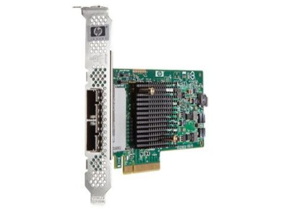 Picture of 738191-001 HPE H221 PCIE 3.0 SAS Host Bus Adapter 6GB S SAS PCI Express 3.0 Plug-In Card 8 Total SAS Port(S) 2 SAS Port(S) External. New Factory Sealed 3 Years HPE Warranty.