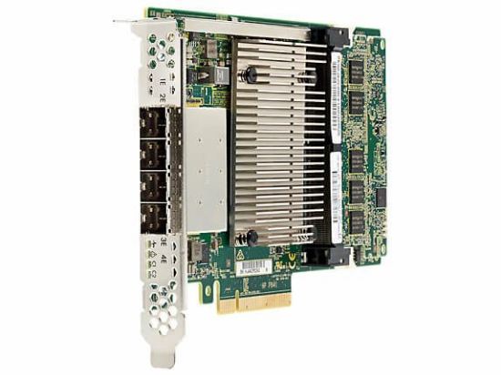 Picture of 750051-001 HPE Smart Array P841 12GB 4-Ports SAS Controller Card With 4GB Fbwc. New Bulk Pack.
