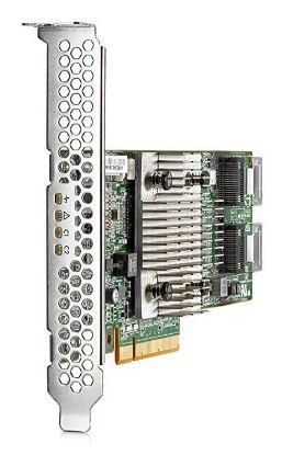 Picture of 750053-001 HPE H240 12GB Dual Port PCI-E 3.0 X8 Smart Host Bus Adapter (LP Bracket). New Bulk Pack.