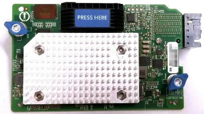 Picture of 763345-001 HPE QMH2682 Synergy 3830c 16GB Dual Port Fibre Channel Mezzanine Host Bus Adapter. New Bulk Pack.