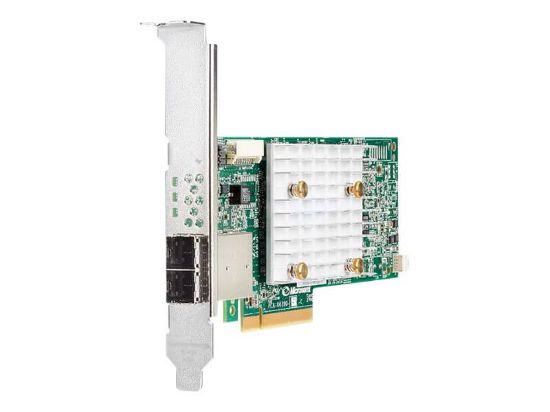 Picture of 804400-001 HPE Smart Array E208E-P SR GEN10 (8 External Lanes/No Cache) 12G SAS PCIE Plug-IN Controller. New Factory Sealed 3 Years HPE Warranty.