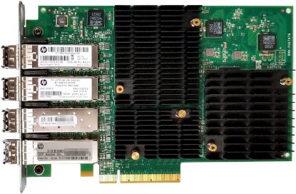 Picture of 817913-001 HPE 16GB 4-Port Fibre Channel Host Bus Adapter With Standard Bracket Card Only. New Bulk Pack.
