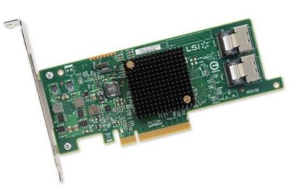 Picture of 9207-8I LSI Logic 8-Ports SAS 6GBPS SATA 6GBPS PCI-E Low Profile Host Bus Adapter | New Bulk Pack