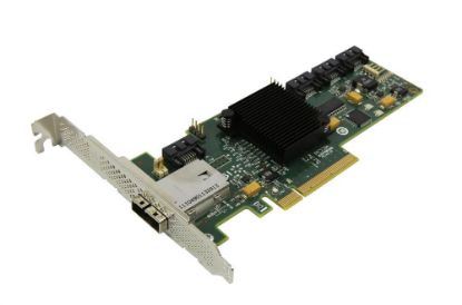 Picture of 9212-4I4E LSI Logic SAS RAID Controller, Serial Attached SCSI, Serial ATA/600 ,PCI Express X8 Card Only. New Bulk Pack.