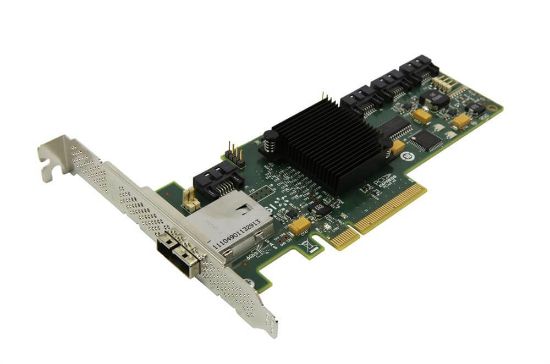 Picture of 9212-4I4E LSI Logic SAS RAID Controller, Serial Attached SCSI, Serial ATA/600 ,PCI Express X8 Card Only. New Bulk Pack.