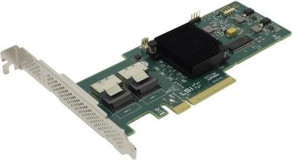 Picture of 9240-8I LSI Logic - Megaraid 6GB 8port PCI Express 2.0 X8 SATA/SAS Raid Controller. New Bulk Pack.
