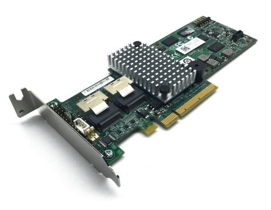 Picture of 9260-8I LSI Logic 8-Ports SAS 6GBPS Megaraid SATA 6GBPS PCI-E Low Profile Raid Controller | New Bulk Pack