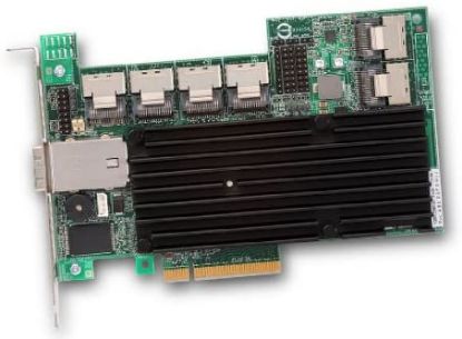 Picture of 9280-24I4E Lsi Logic Emegaraid 6GB 28 Port (24 Port Int 4Port Ext) PCI-E X8 SAS/SATA Raid Controller With 512MB Cache. New Bulk Pack.