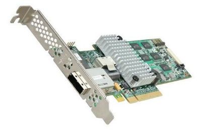 Picture of 9280-4I4E LSI Logic Megaraid 6GB 8 Port(4 Port INT 4 Port Ext) PCI Express X8 SAS/SATA Raid Controller With 512MB Cache. New Bulk Pack.