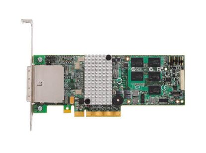 Picture of 9280-8E LSI Logic Megaraid 6GB 8-Port PCI-E Low Profile SAS Raid Controller With 512MB Cache And Battery. New Bulk Pack.