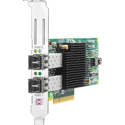 Picture of AH403A HP Storageworks 82e 8GB Dual-Port PCI-E X8 Fibre Channel Host Bus Adapter With Standard Bracket. New Bulk Pack.