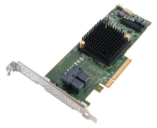 Picture of ASR-7805 Adaptec Single 6GB/S 8 Int Port PCI-E 3.0 X8 SAS/SATA Raid Controller | New Bulk Pack