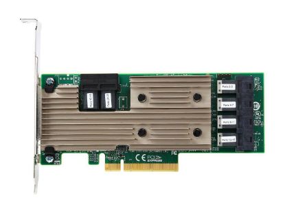 Picture of Broadcom 9305-24I 24-Port SAS 12GBPS/SATA 6GBPS PCI-E 3.0 x8 Low Profile HBA Controller Card | New Bulk Pack