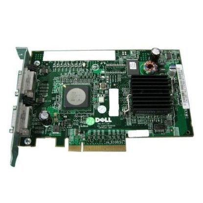 Picture of FD467 Dell Perc 5/E Dual Channel 8 Port PCI-Express SAS Controller With 256MB Cache. New Bulk Pack.