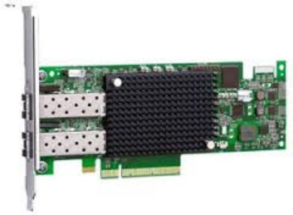 Picture of LPE16002B-M8 Emulex Lightpulse 16GB Dual Port PCI-E 3.0 Fibre Channel Host Bus Adapter With Standard Bracket Card Only. New Bulk Pack.