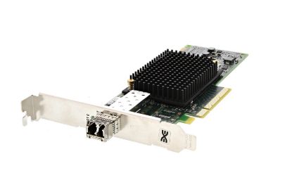 Picture of LPE31000 Emulex Single Port 16GFC Short Wave Optical–LC SFP+ FC HBA. New Bulk Pack.