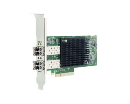 Picture of LPE35002-M2-D Dell 32GB Dual Port Pcie Gen4X8 Fiber Channel Host Bus Adapters. New Bulk Pack.