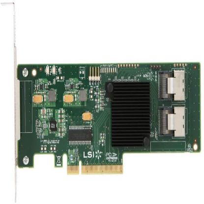 Picture of LSI00194 LSI Logic 9211-8I 6GB 8 Ports Internal PCI-E X8 SAS Raid Controller | New Bulk Pack