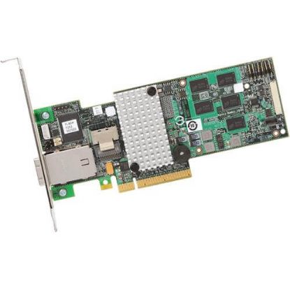 Picture of LSI00209 LSI Logic Megaraid 9280-4I4E 6GB 8 Port(4 Port Int 4 Port Ext) PCI Express X8 SAS/SATA Raid Controller With 512MB Cache. New Bulk Pack.